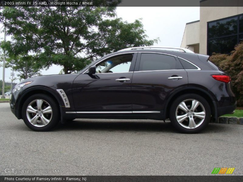 Midnight Mocha / Wheat 2009 Infiniti FX 35 AWD