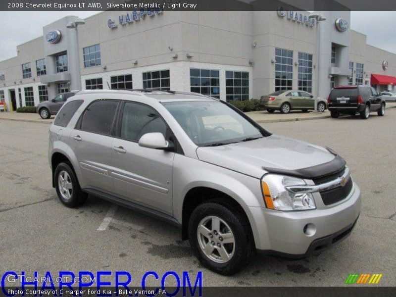 Silverstone Metallic / Light Gray 2008 Chevrolet Equinox LT AWD