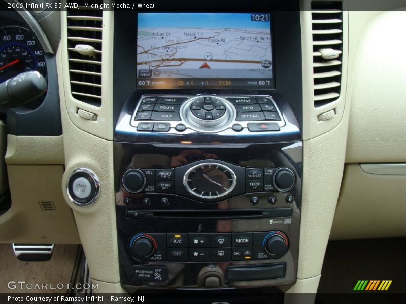 Midnight Mocha / Wheat 2009 Infiniti FX 35 AWD