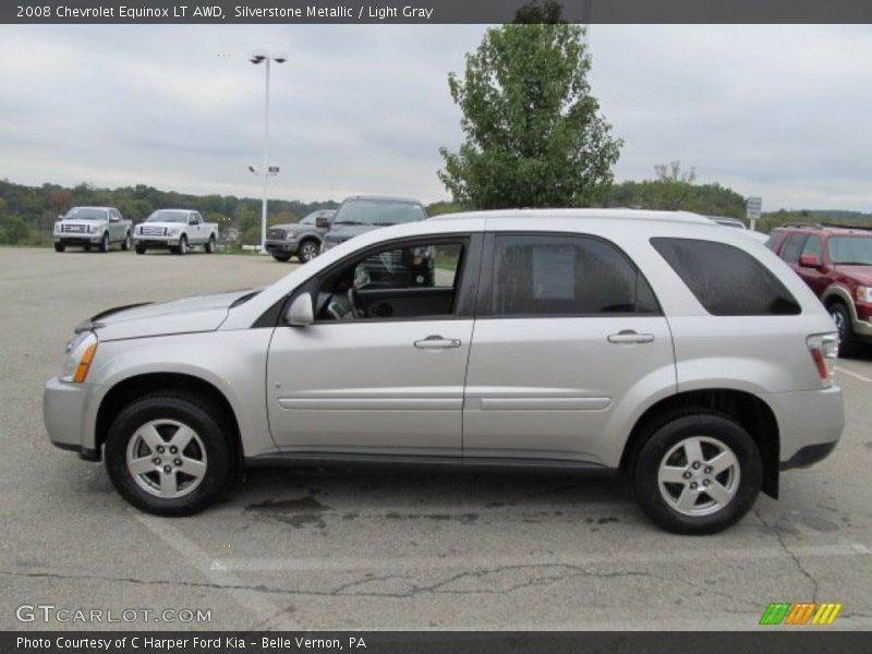 Silverstone Metallic / Light Gray 2008 Chevrolet Equinox LT AWD