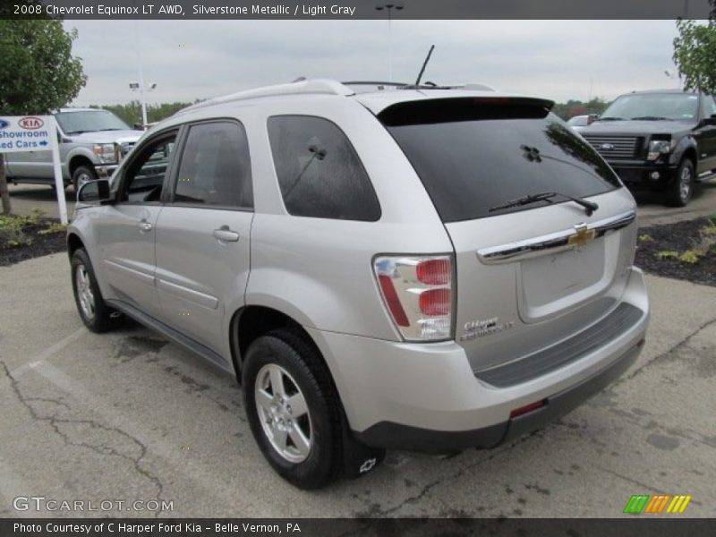 Silverstone Metallic / Light Gray 2008 Chevrolet Equinox LT AWD