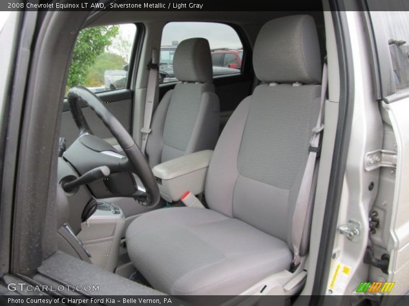 Silverstone Metallic / Light Gray 2008 Chevrolet Equinox LT AWD