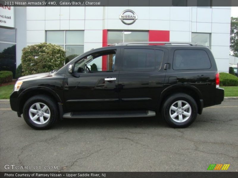 Galaxy Black / Charcoal 2011 Nissan Armada SV 4WD