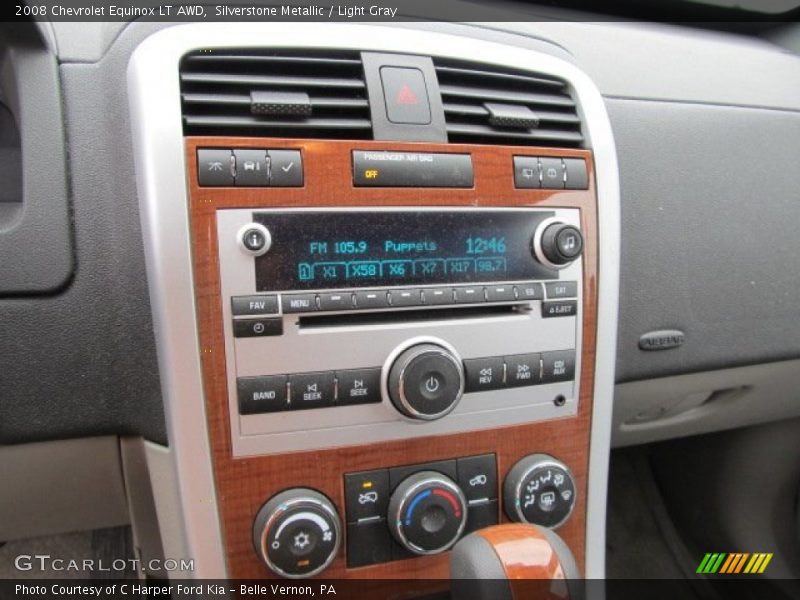 Silverstone Metallic / Light Gray 2008 Chevrolet Equinox LT AWD
