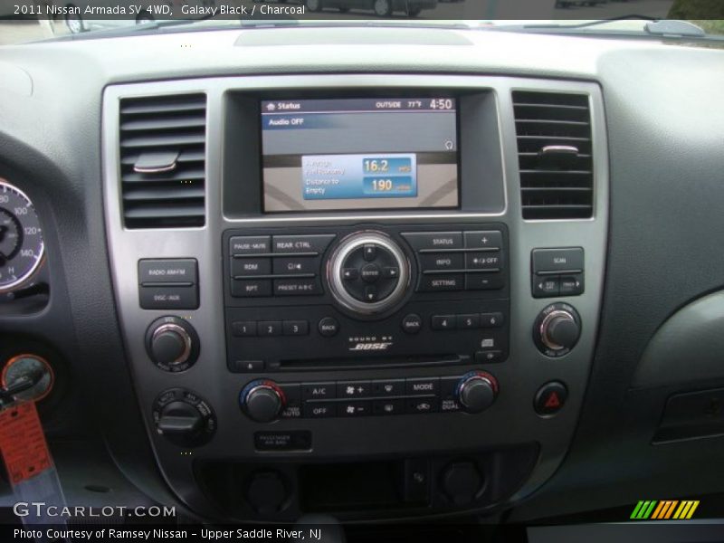 Galaxy Black / Charcoal 2011 Nissan Armada SV 4WD