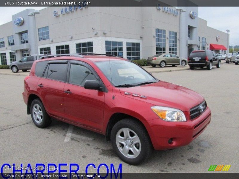 Barcelona Red Metallic / Ash 2006 Toyota RAV4