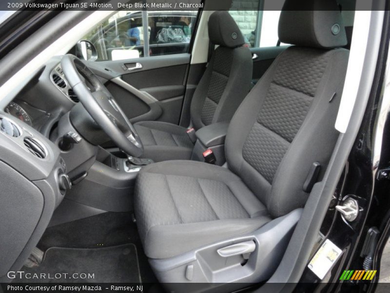 Deep Black Metallic / Charcoal 2009 Volkswagen Tiguan SE 4Motion