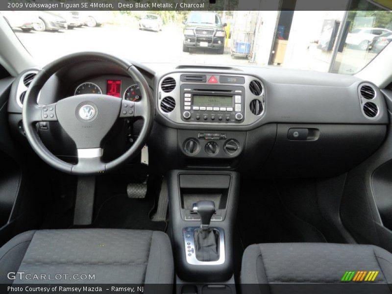 Deep Black Metallic / Charcoal 2009 Volkswagen Tiguan SE 4Motion