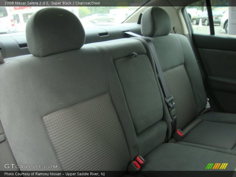 Super Black / Charcoal/Steel 2008 Nissan Sentra 2.0 S