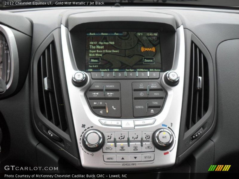 Controls of 2012 Equinox LT