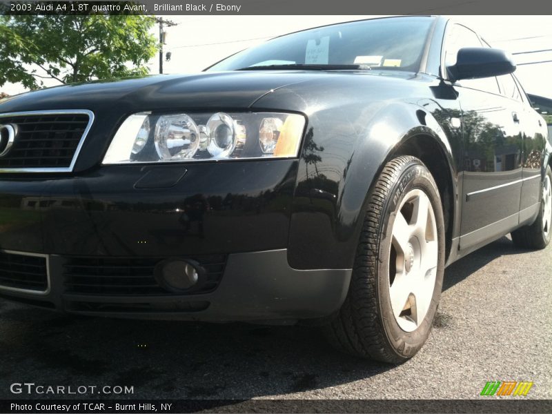 Brilliant Black / Ebony 2003 Audi A4 1.8T quattro Avant