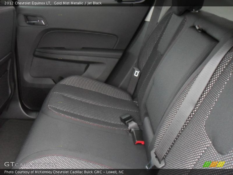 Gold Mist Metallic / Jet Black 2012 Chevrolet Equinox LT