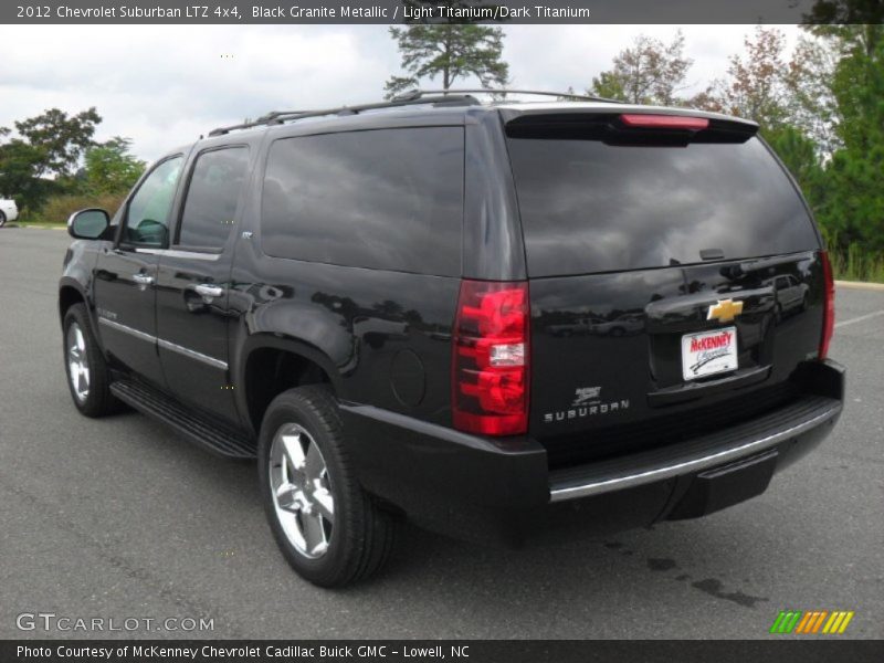 Black Granite Metallic / Light Titanium/Dark Titanium 2012 Chevrolet Suburban LTZ 4x4