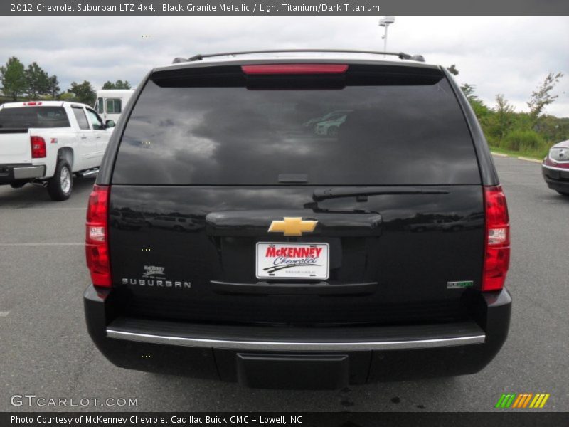 Black Granite Metallic / Light Titanium/Dark Titanium 2012 Chevrolet Suburban LTZ 4x4