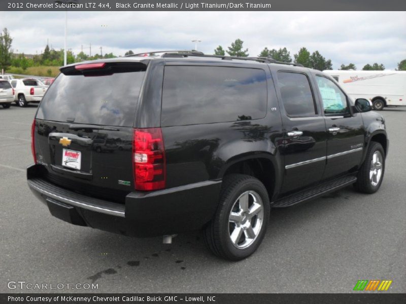 Black Granite Metallic / Light Titanium/Dark Titanium 2012 Chevrolet Suburban LTZ 4x4