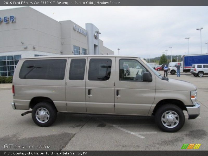 Pueblo Gold / Medium Pebble 2010 Ford E Series Van E350 XLT Passenger