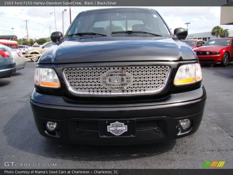 Black / Black/Silver 2003 Ford F150 Harley-Davidson SuperCrew