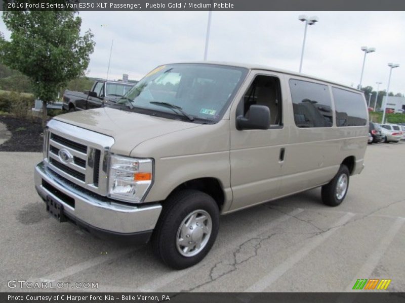 Pueblo Gold / Medium Pebble 2010 Ford E Series Van E350 XLT Passenger