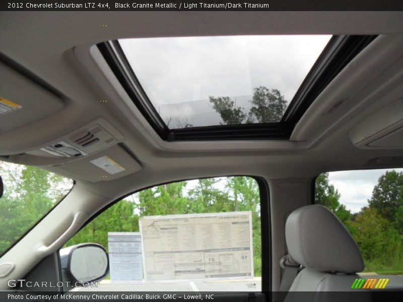 Black Granite Metallic / Light Titanium/Dark Titanium 2012 Chevrolet Suburban LTZ 4x4