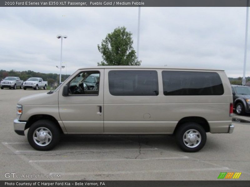 Pueblo Gold / Medium Pebble 2010 Ford E Series Van E350 XLT Passenger