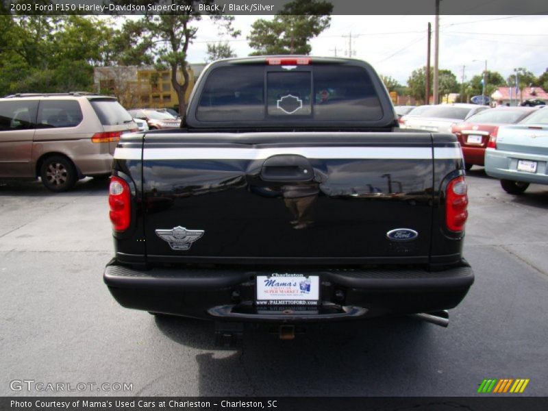 Black / Black/Silver 2003 Ford F150 Harley-Davidson SuperCrew