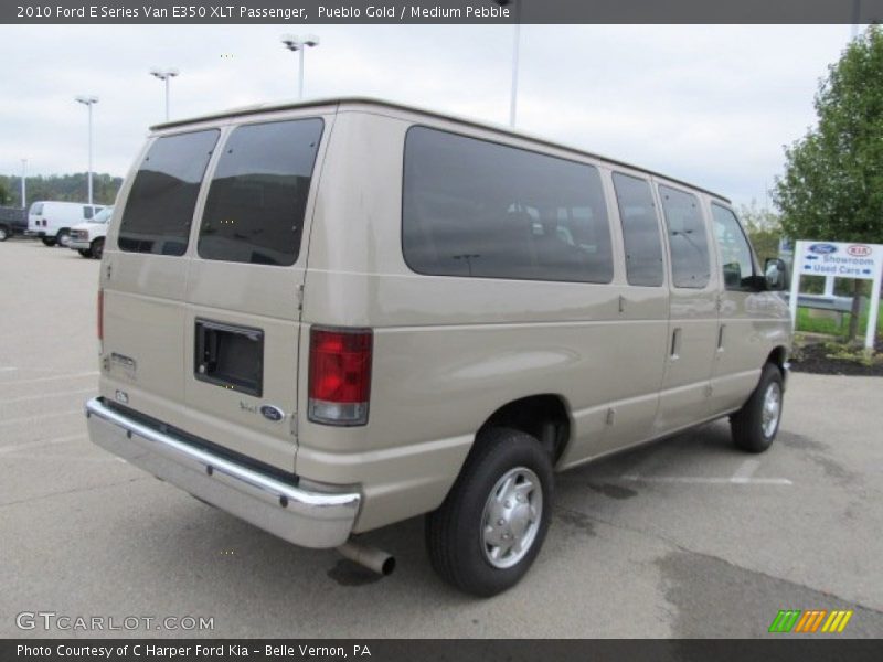 Pueblo Gold / Medium Pebble 2010 Ford E Series Van E350 XLT Passenger