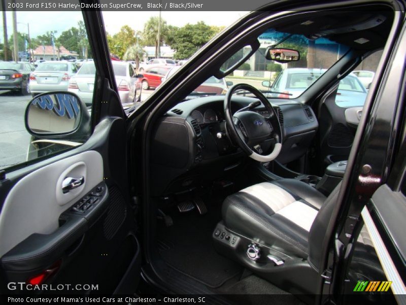 Black / Black/Silver 2003 Ford F150 Harley-Davidson SuperCrew