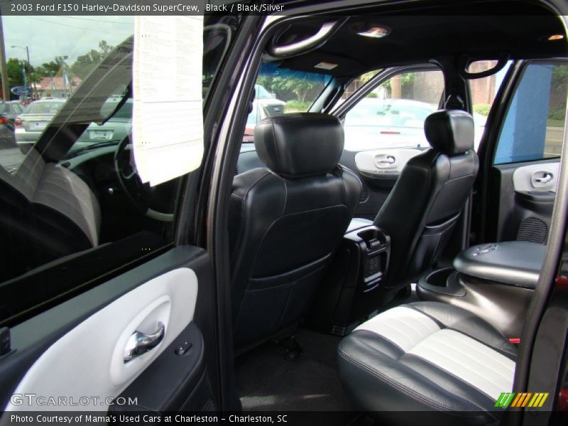 Black / Black/Silver 2003 Ford F150 Harley-Davidson SuperCrew