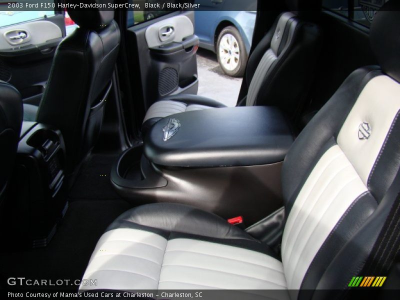  2003 F150 Harley-Davidson SuperCrew Black/Silver Interior