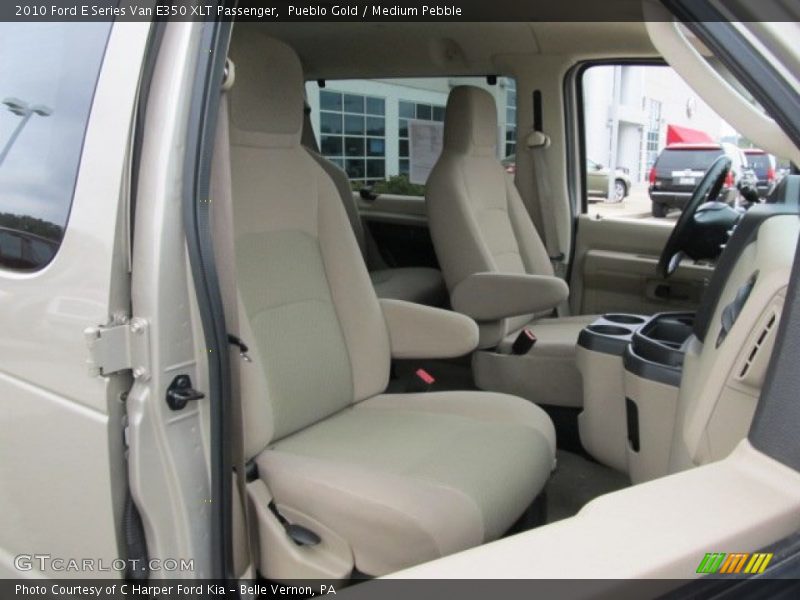 Pueblo Gold / Medium Pebble 2010 Ford E Series Van E350 XLT Passenger