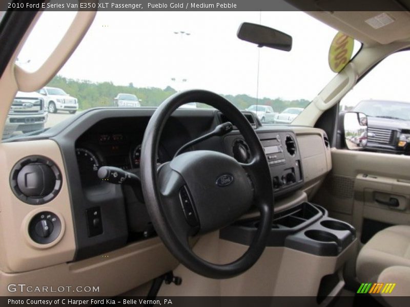 Pueblo Gold / Medium Pebble 2010 Ford E Series Van E350 XLT Passenger