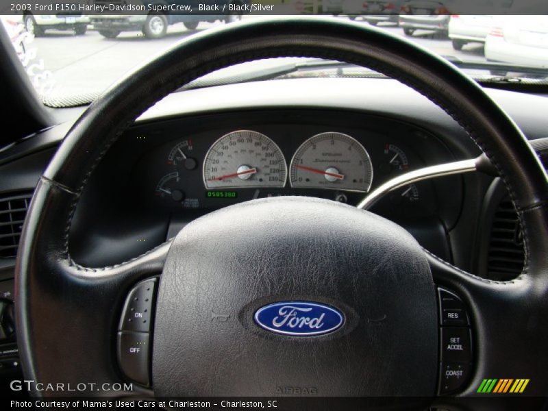 Black / Black/Silver 2003 Ford F150 Harley-Davidson SuperCrew