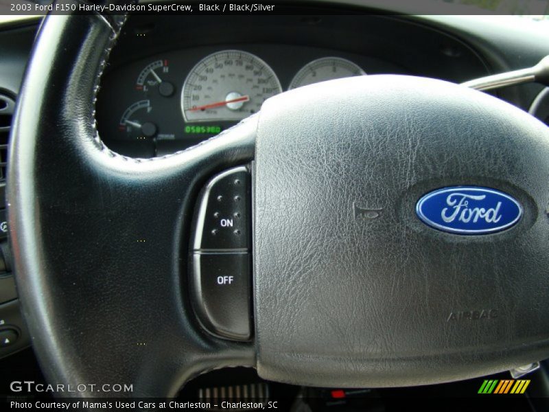 Black / Black/Silver 2003 Ford F150 Harley-Davidson SuperCrew