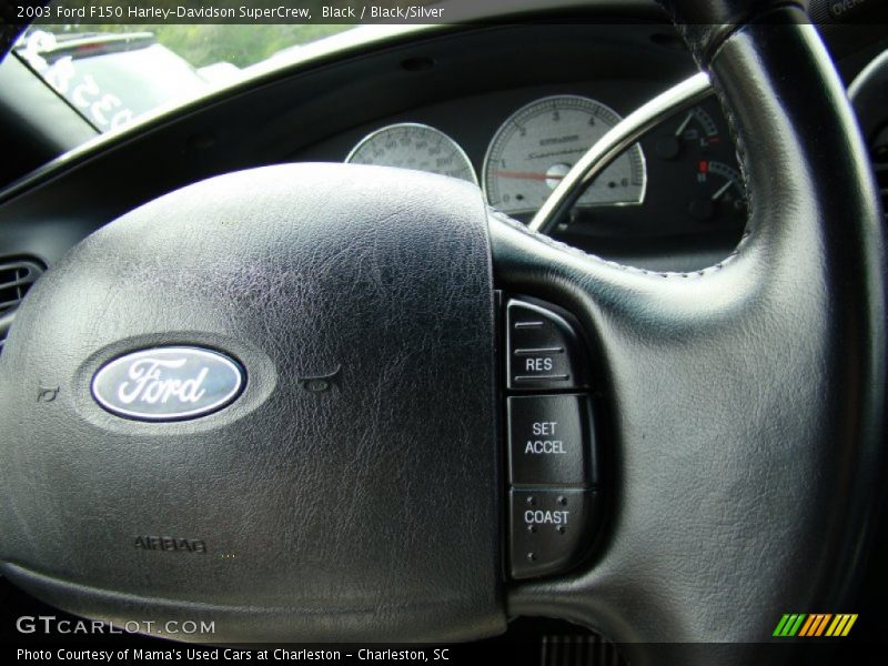 Black / Black/Silver 2003 Ford F150 Harley-Davidson SuperCrew