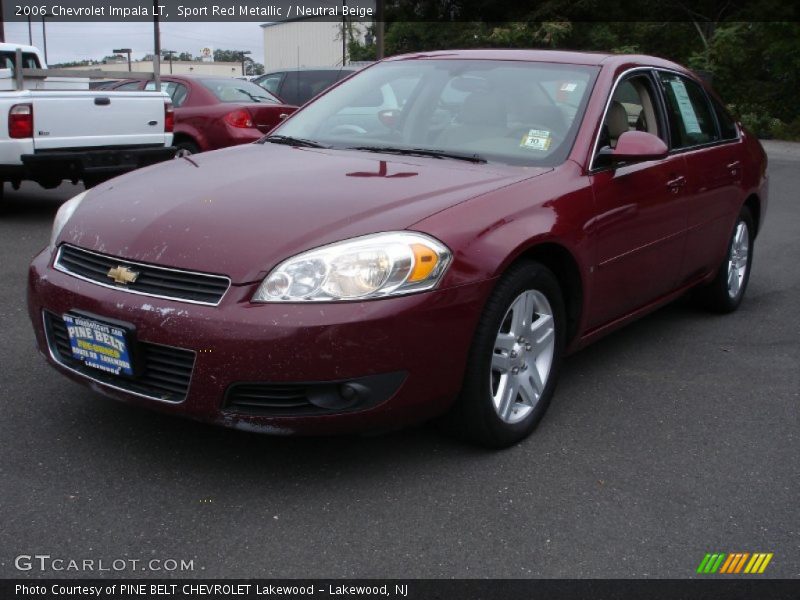 Sport Red Metallic / Neutral Beige 2006 Chevrolet Impala LT