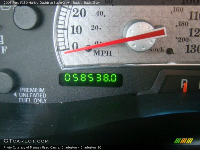 Black / Black/Silver 2003 Ford F150 Harley-Davidson SuperCrew