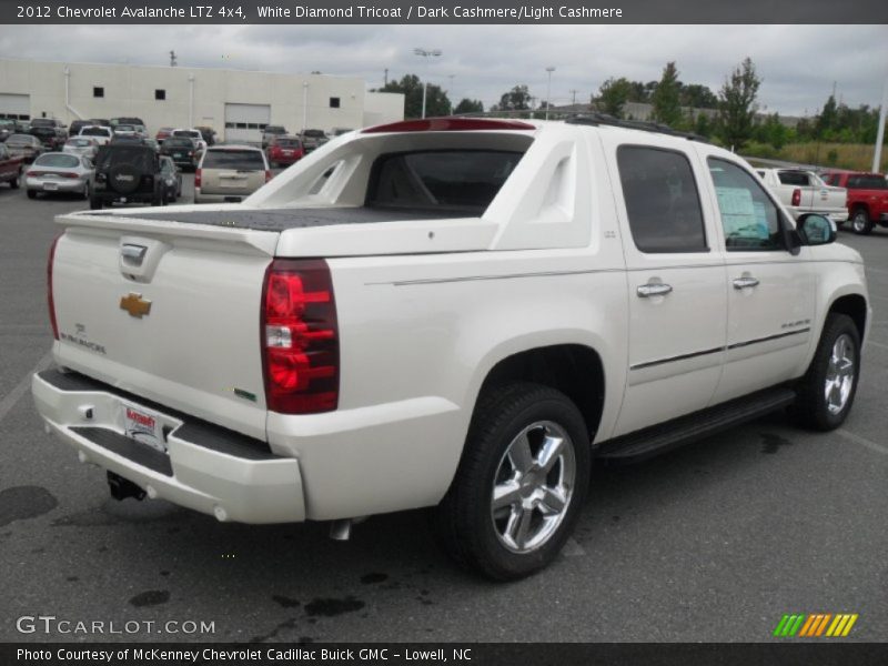 White Diamond Tricoat / Dark Cashmere/Light Cashmere 2012 Chevrolet Avalanche LTZ 4x4