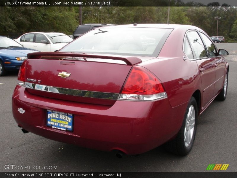 Sport Red Metallic / Neutral Beige 2006 Chevrolet Impala LT