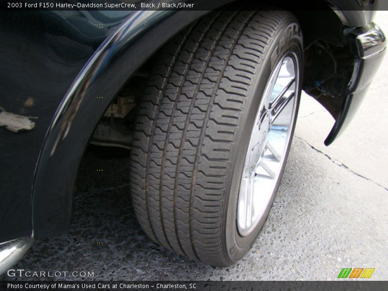 Black / Black/Silver 2003 Ford F150 Harley-Davidson SuperCrew