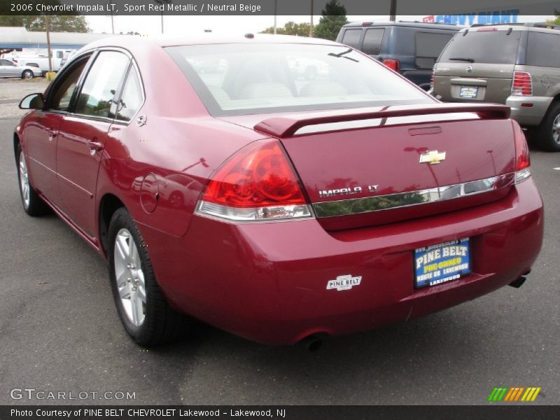 Sport Red Metallic / Neutral Beige 2006 Chevrolet Impala LT