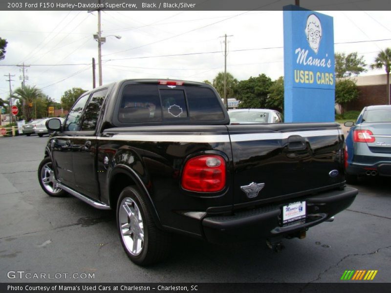 Black / Black/Silver 2003 Ford F150 Harley-Davidson SuperCrew