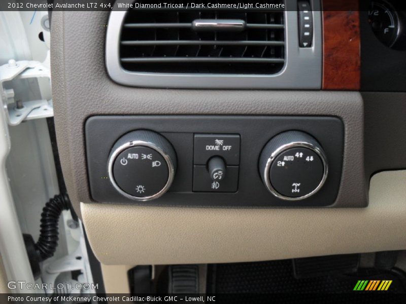 Controls of 2012 Avalanche LTZ 4x4