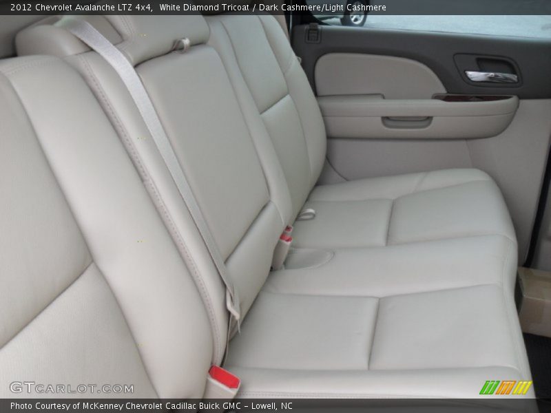 White Diamond Tricoat / Dark Cashmere/Light Cashmere 2012 Chevrolet Avalanche LTZ 4x4