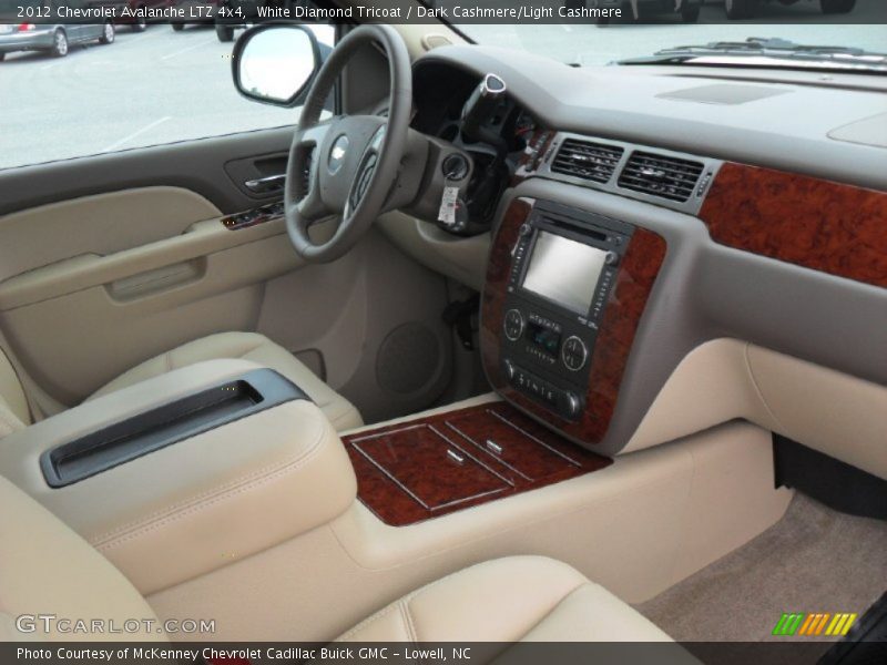White Diamond Tricoat / Dark Cashmere/Light Cashmere 2012 Chevrolet Avalanche LTZ 4x4