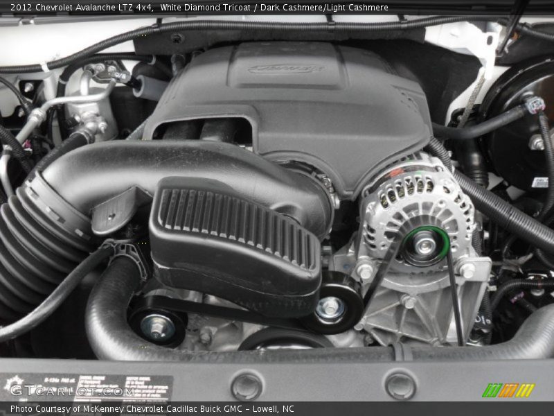  2012 Avalanche LTZ 4x4 Engine - 5.3 Liter OHV 16-Valve Flex-Fuel Vortec V8