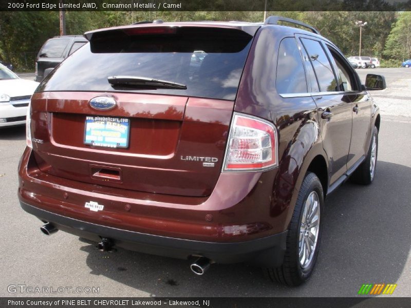 Cinnamon Metallic / Camel 2009 Ford Edge Limited AWD