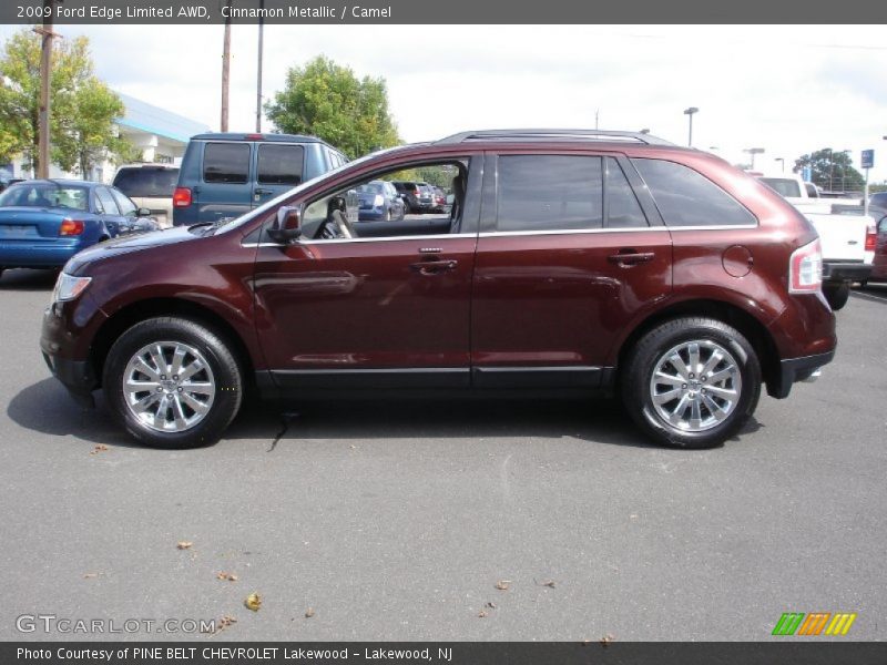 Cinnamon Metallic / Camel 2009 Ford Edge Limited AWD