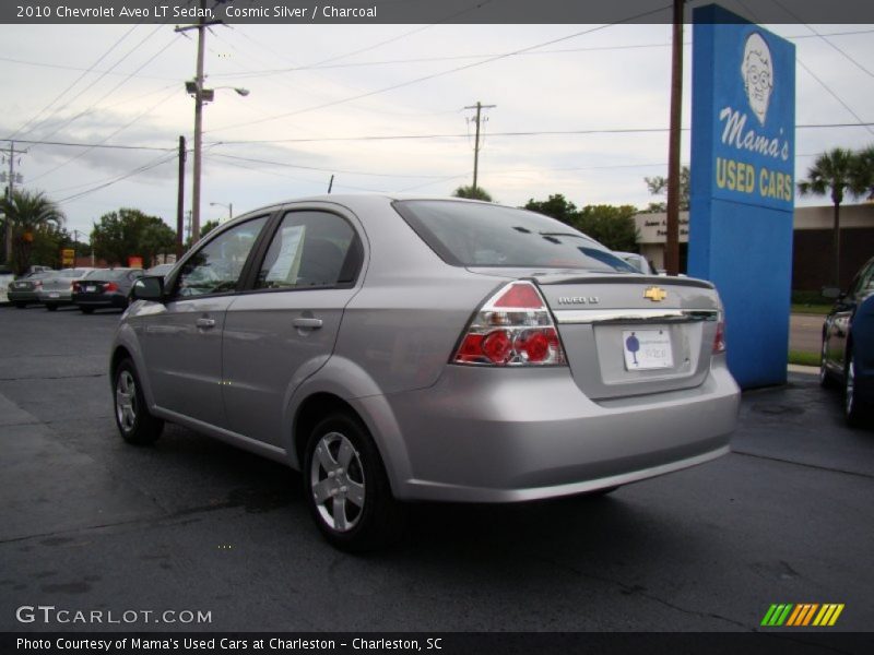 Cosmic Silver / Charcoal 2010 Chevrolet Aveo LT Sedan