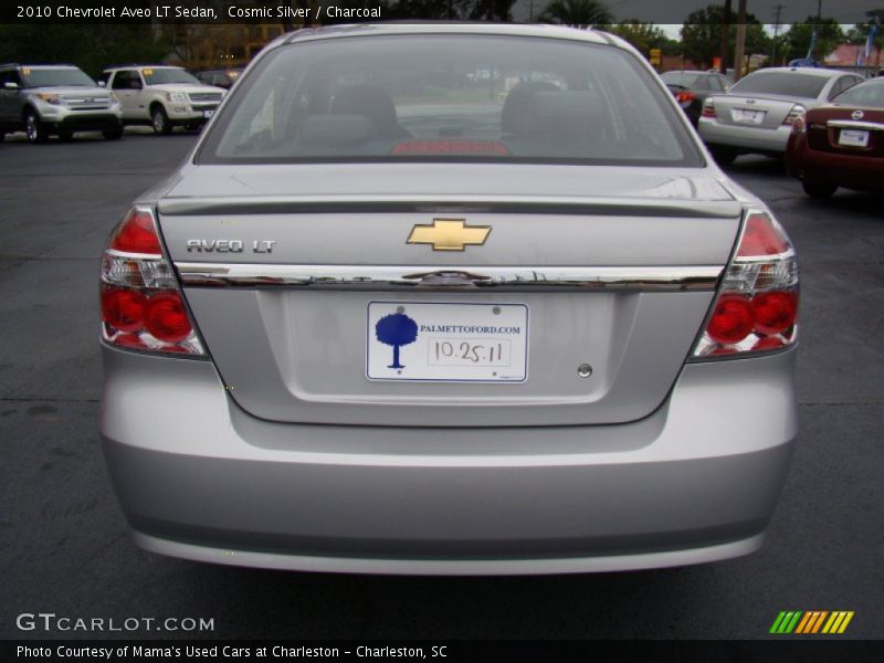Cosmic Silver / Charcoal 2010 Chevrolet Aveo LT Sedan