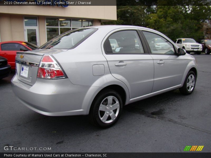 Cosmic Silver / Charcoal 2010 Chevrolet Aveo LT Sedan